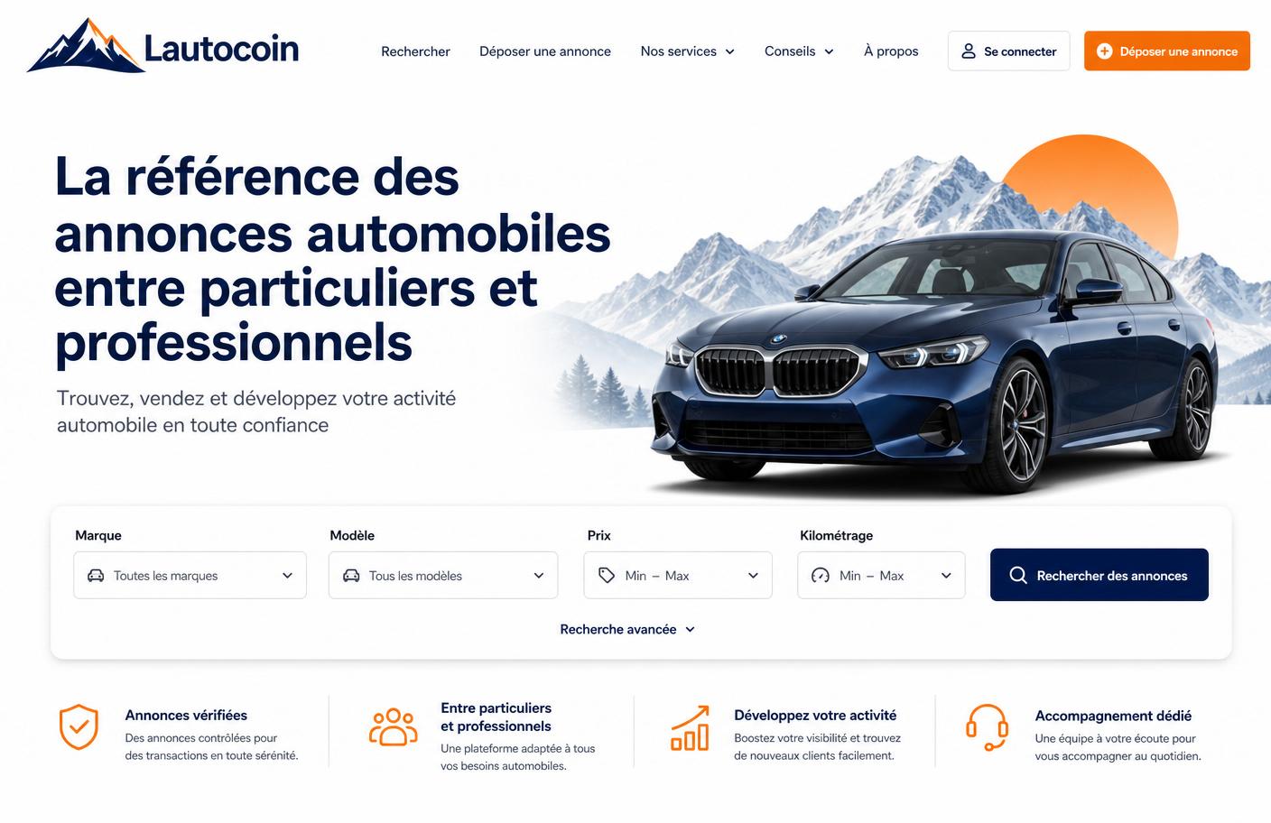 Site L'Auto Coin conçu par ACS